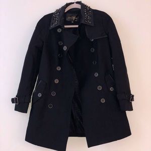 Amazing Sam Edelman black trench